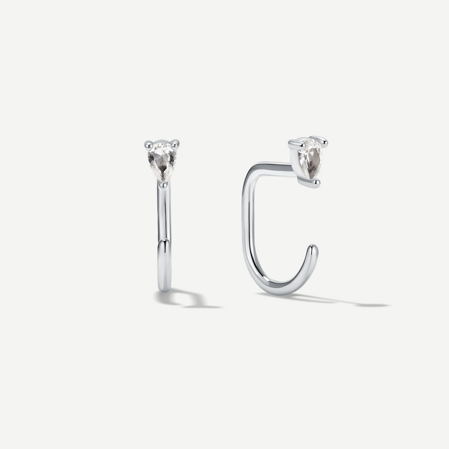 Stay Close Teardrop Hoops