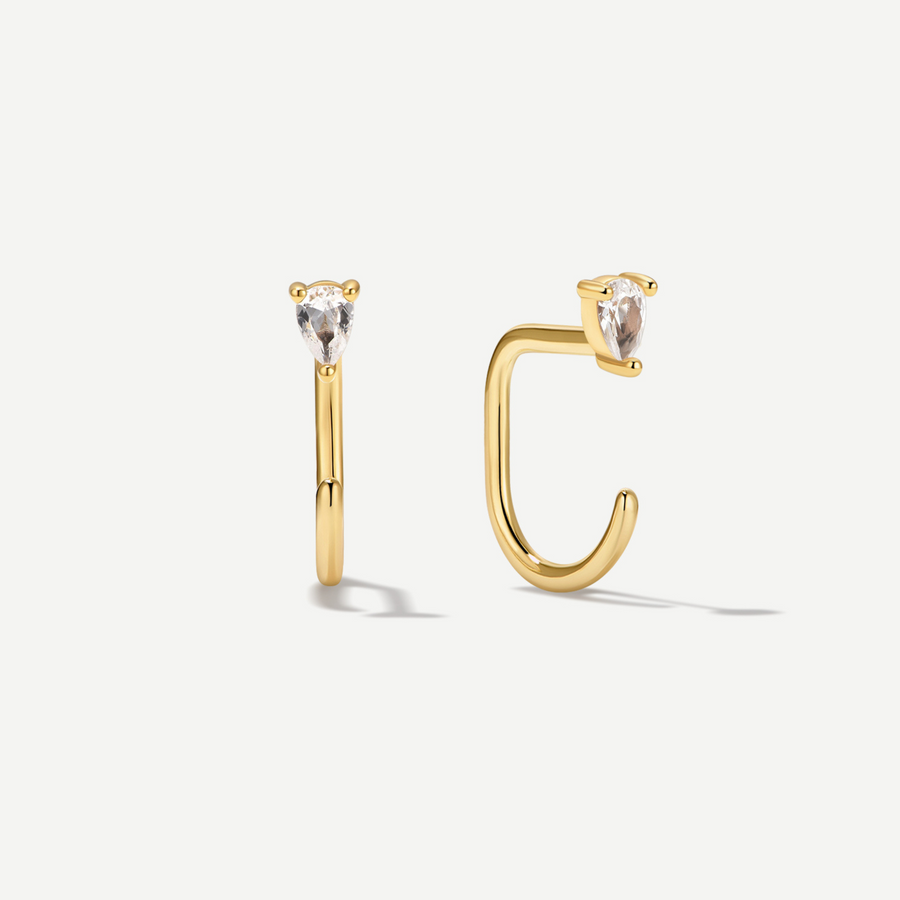 Stay Close Teardrop Hoops