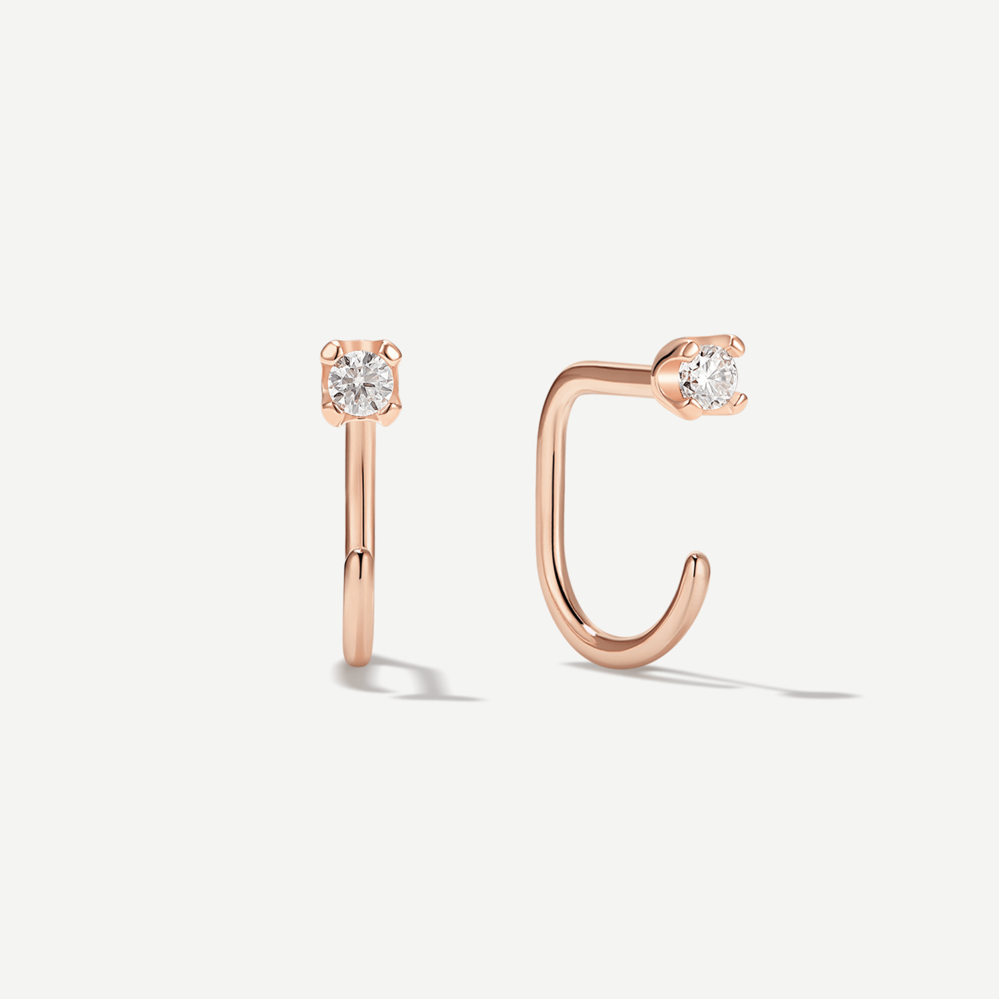 Stay Close Moissanite Hoops - ARDANT