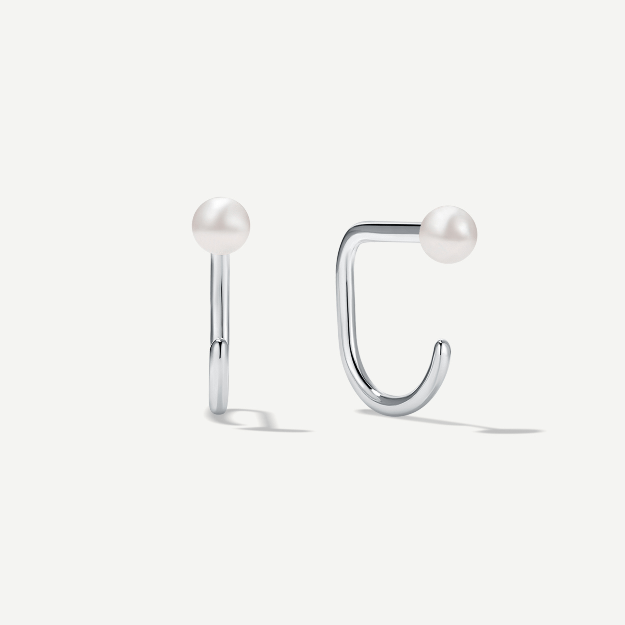 Stay Close Pearl Hoops - ARDANT