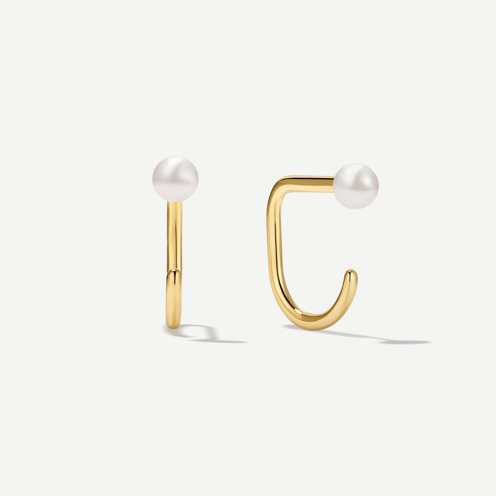 Stay Close Pearl Hoops - ARDANT