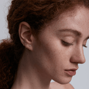 Stay Close Pink Sapphire Hoops - ARDANT