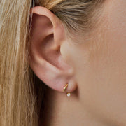 Swerve Moissanite Hoops - ARDANT