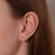 Stay Close Teardrop Hoops Close Up 1 - ARDANT