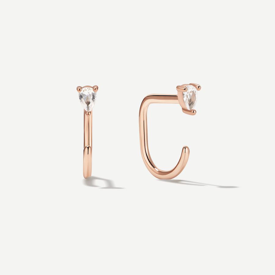 Stay Close Teardrop Hoops