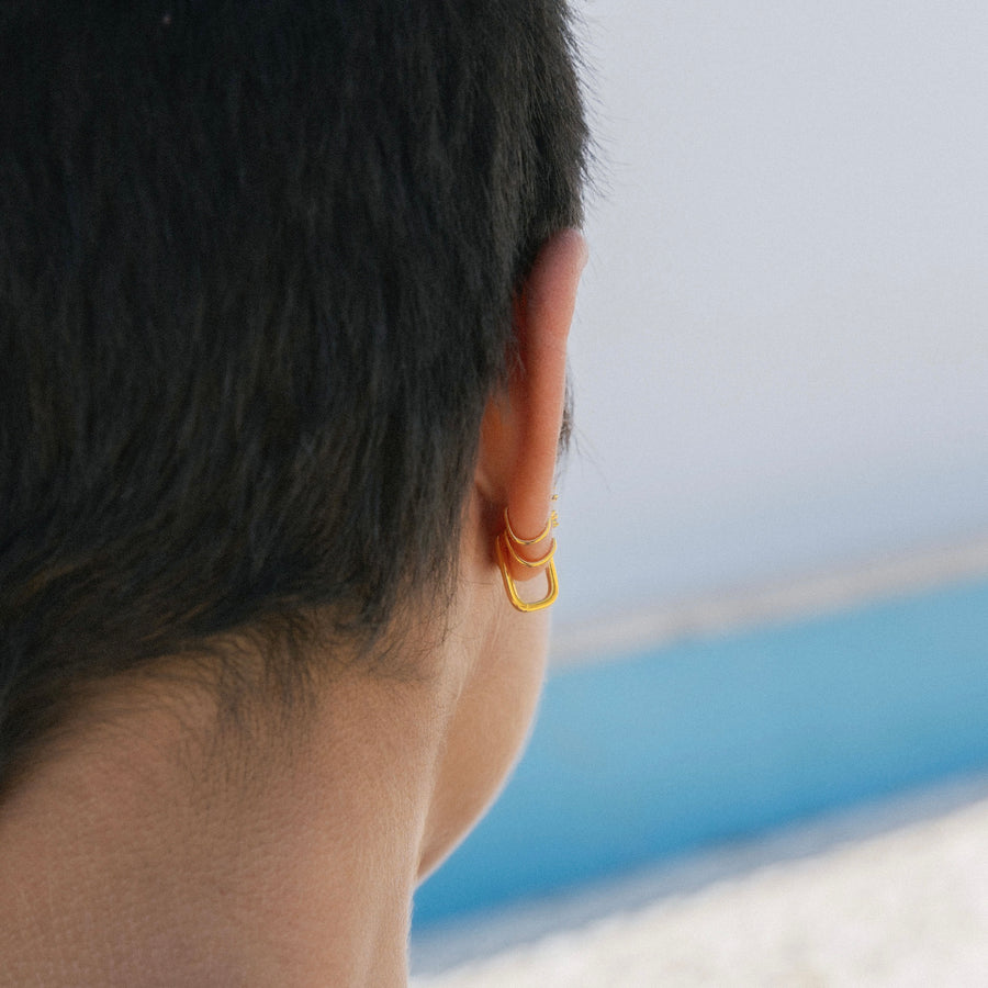 Stay Close Moonstone Hoops