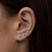 Stay Close Teardrop Hoops