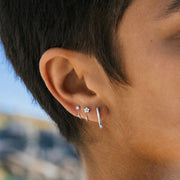 Stay Close Moonstone Hoops