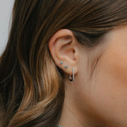 Stay Close Seashell Hoops