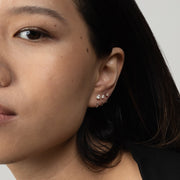 Stay Close Moissanite Hoops - 4mm