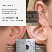 Stay Close Moissanite Hoops - 2mm