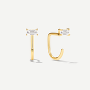 Stay Close Baguette Hoops