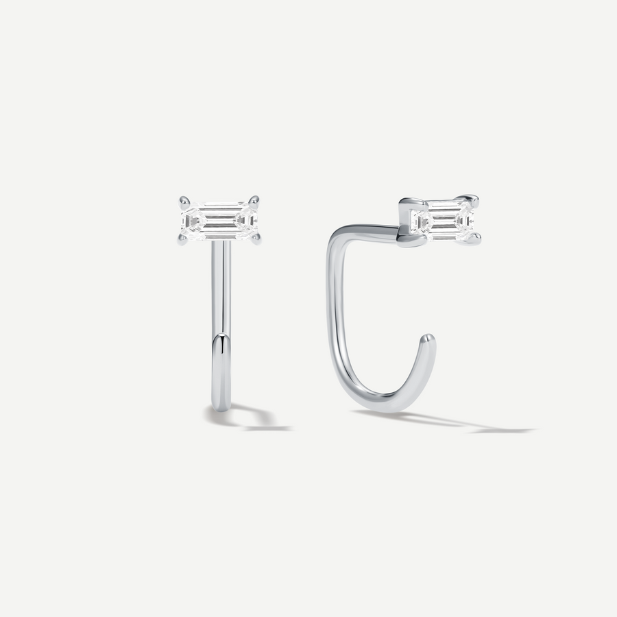 Stay Close Baguette Hoops
