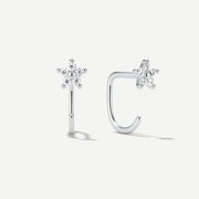 Stay Close Flower Hoops