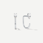 Stay Close Pearl Duo Hoops
