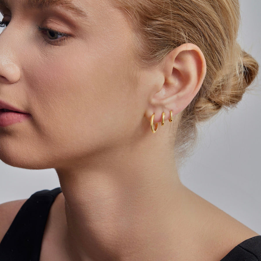 Balance Huggie Hoops - ARDANT