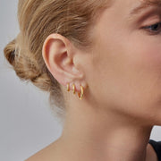 Balance Huggie Hoops - ARDANT