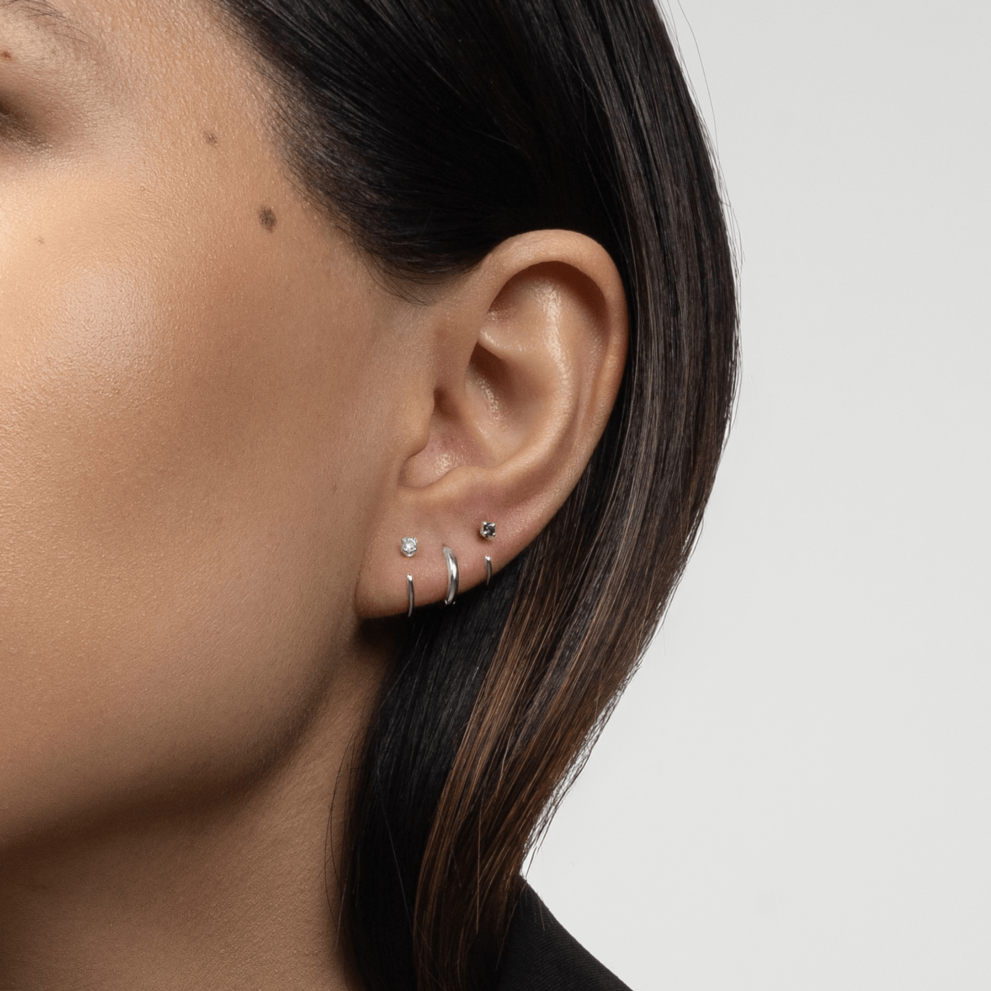 Stay Close Aquamarine Hoops - ARDANT