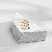 Stay Close Aquamarine Hoops - ARDANT