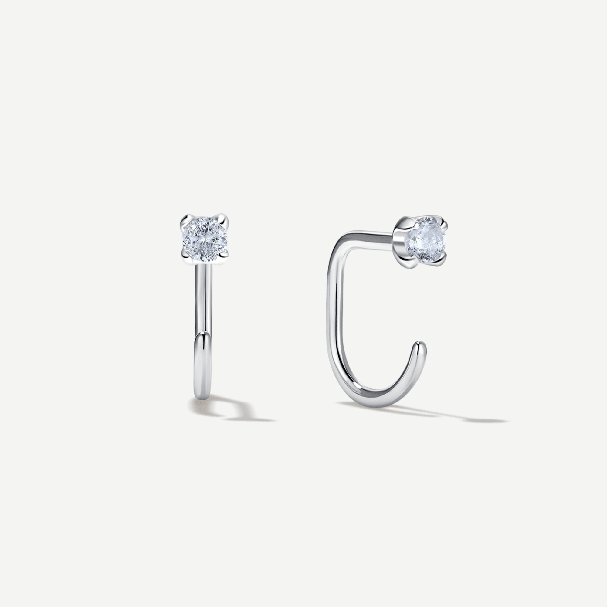 Stay Close Aquamarine Hoops - ARDANT