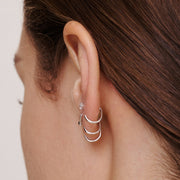 Stay Close Gem Hoops Set - ARDANT