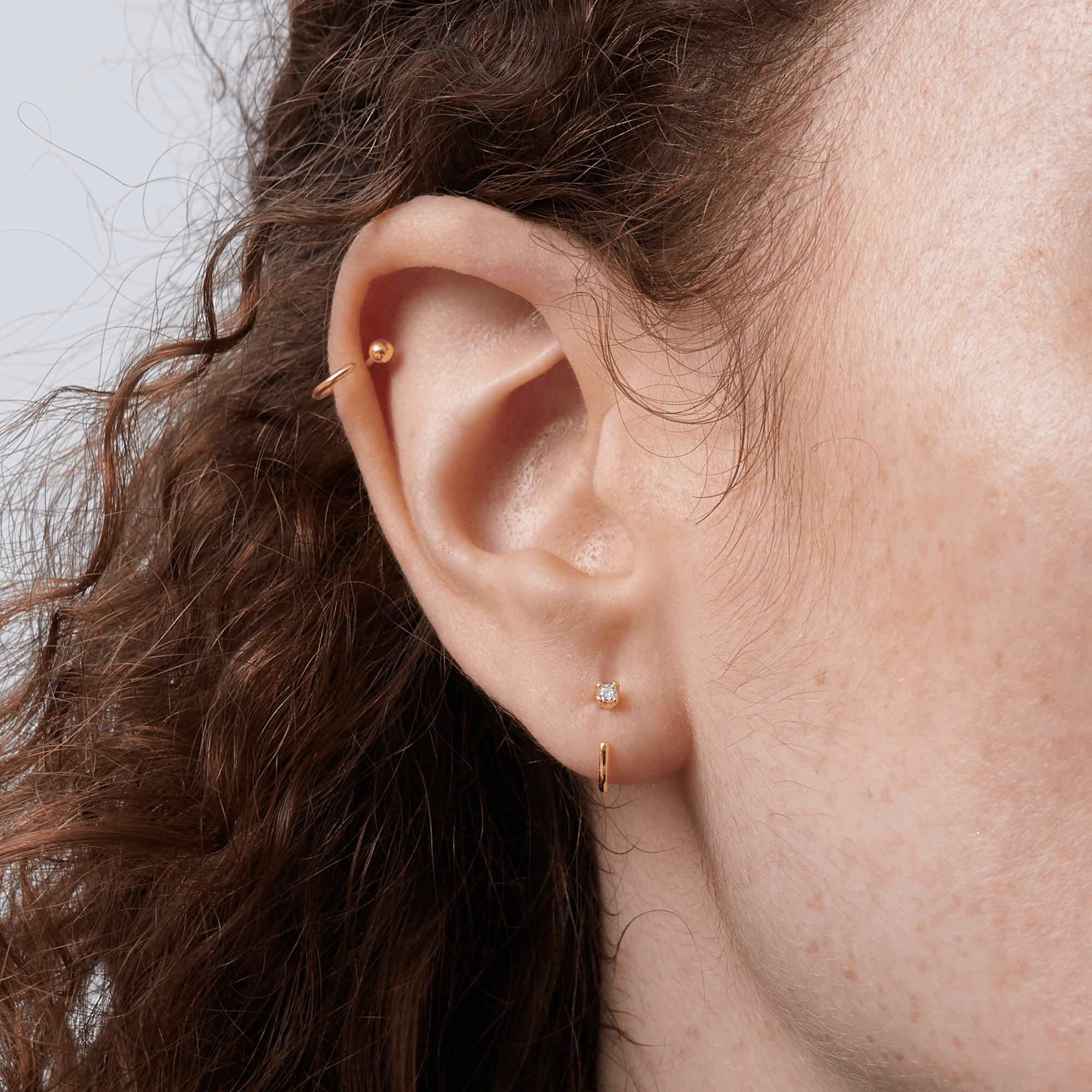 Stay Close Moissanite Hoops - ARDANT