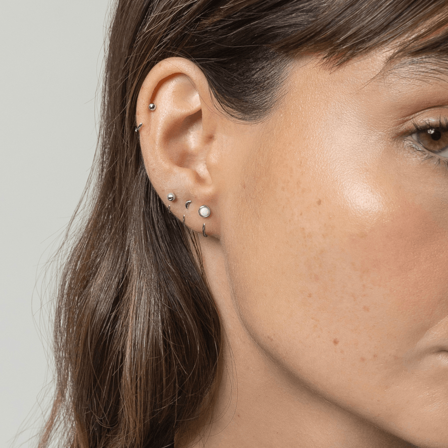 Stay Close Opal Hoops - ARDANT