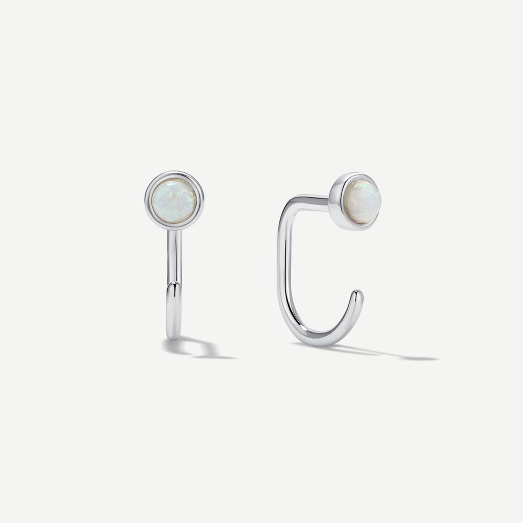 Stay Close Opal Hoops