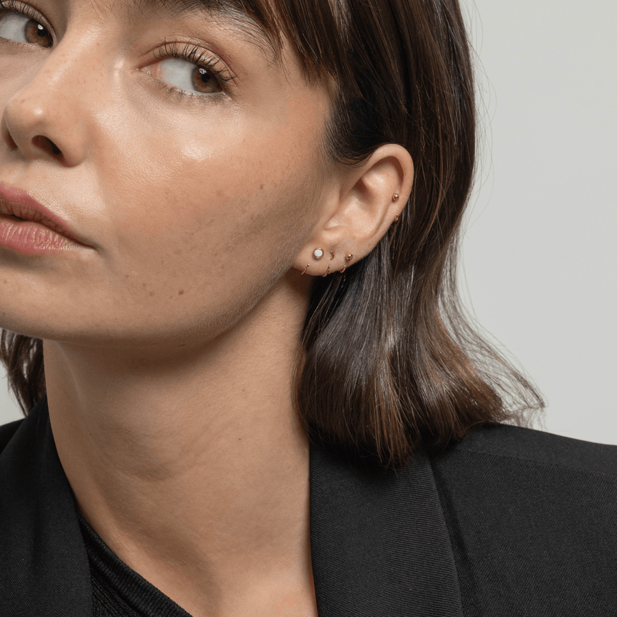 Stay Close Opal Hoops - ARDANT