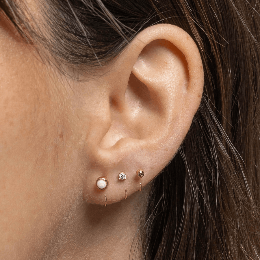 Stay Close Opal Hoops - ARDANT