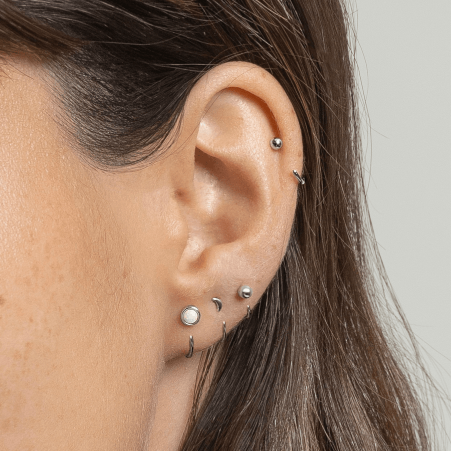 Stay Close Opal Hoops - ARDANT