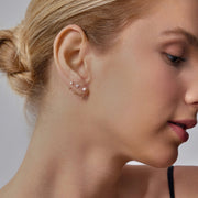 Stay Close Pearl Hoops Set - ARDANT