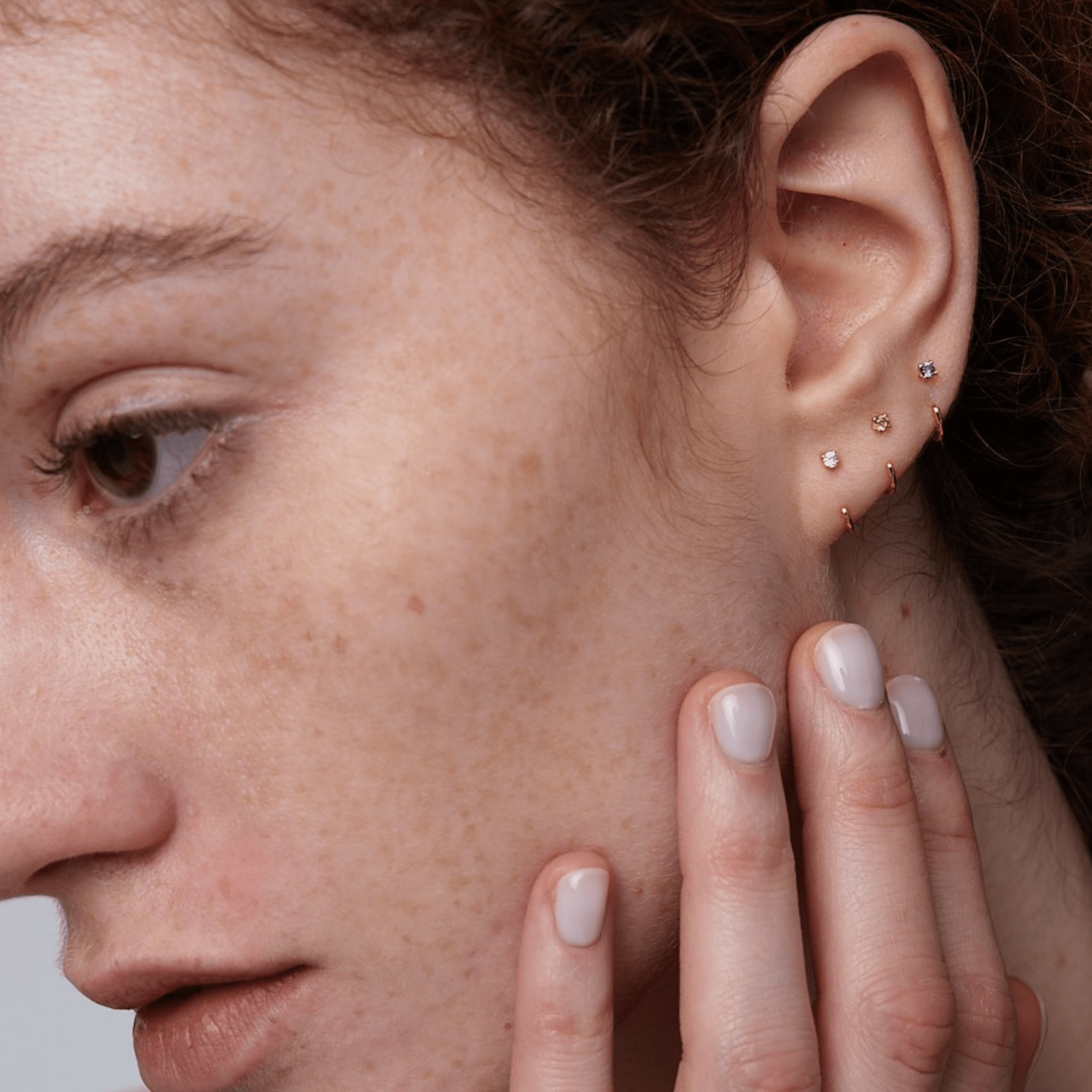 Stay Close Pink Sapphire Hoops - ARDANT