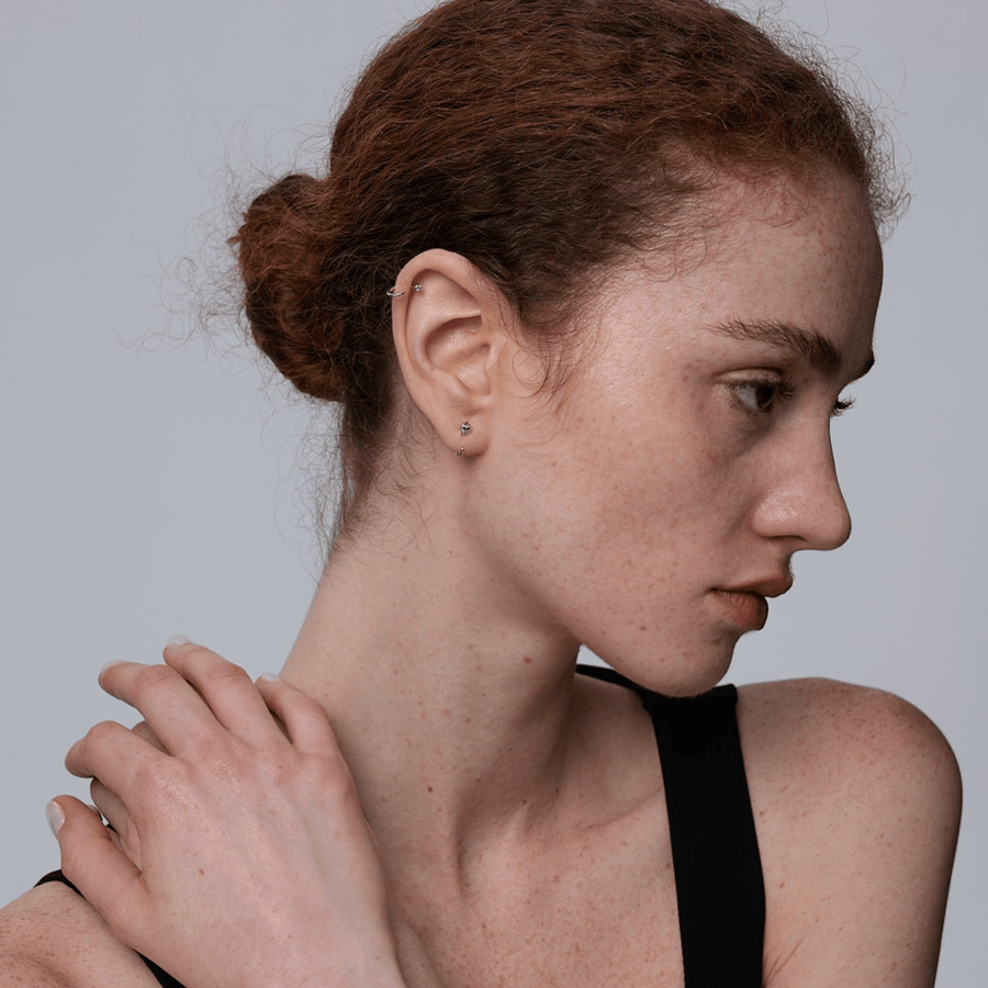 Stay Close Puffy Heart Hoops - ARDANT