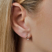 Swerve Moissanite Hoops - ARDANT