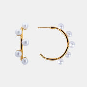 Moments Pearl Hoops