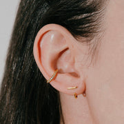 Interstellar Moissanite Ear Cuff